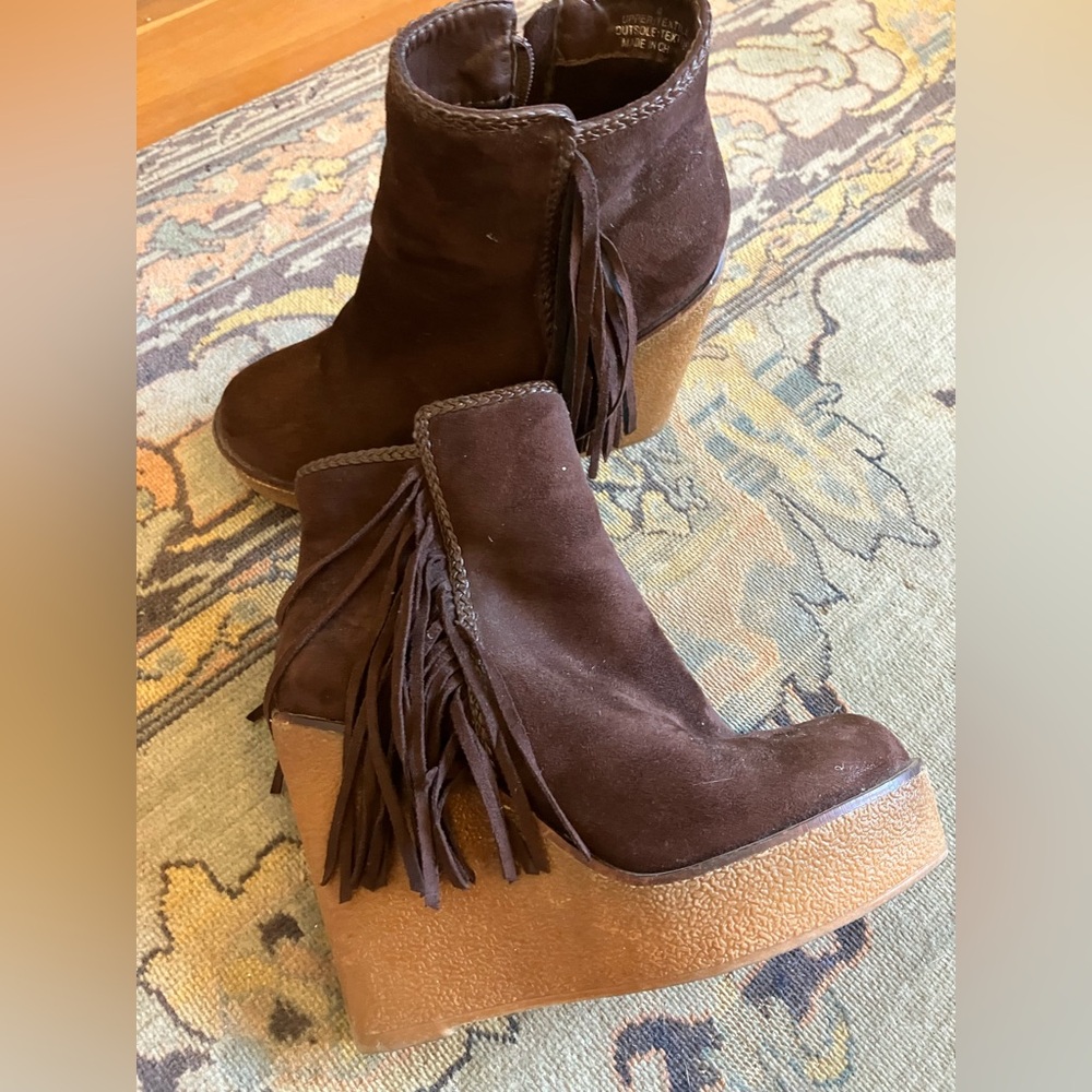 Olivia Miller Wedge High Heels 👠